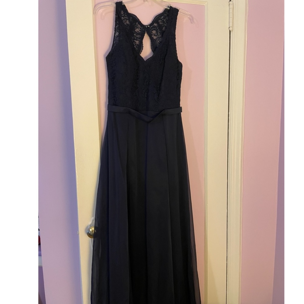 Lace keyhole Full Length dress
